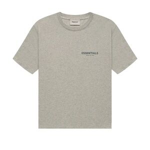 Essentials Heather Oatmeal Tee